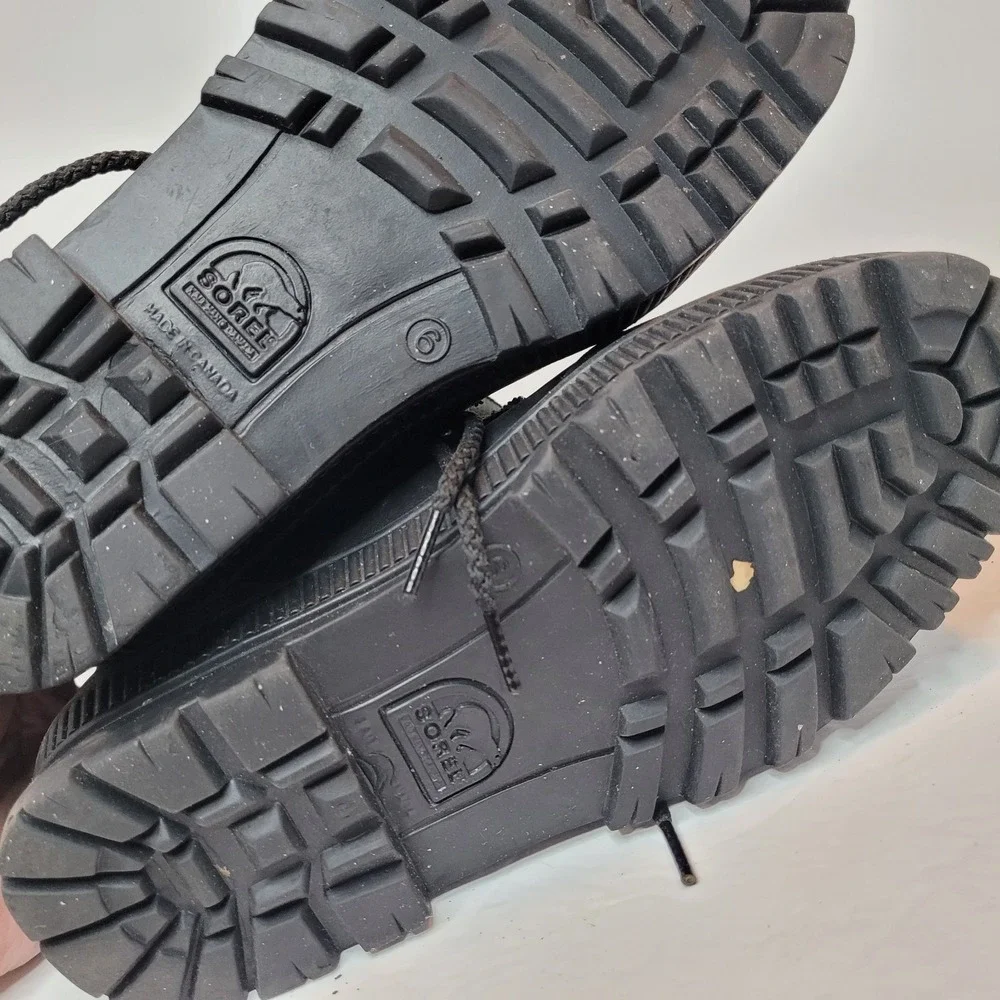 Vintage Sorel Kaufman Caribou Snow Boots Made in Canada Women's 6 Thick‎ Liner